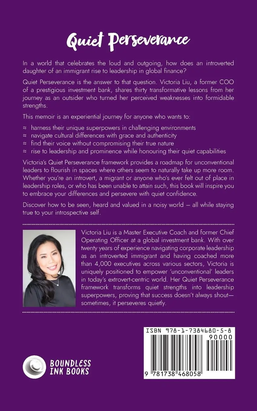 Rückseite: 9781738468058 | Quiet Perseverance | Victoria Liu | Taschenbuch | Englisch | 2024