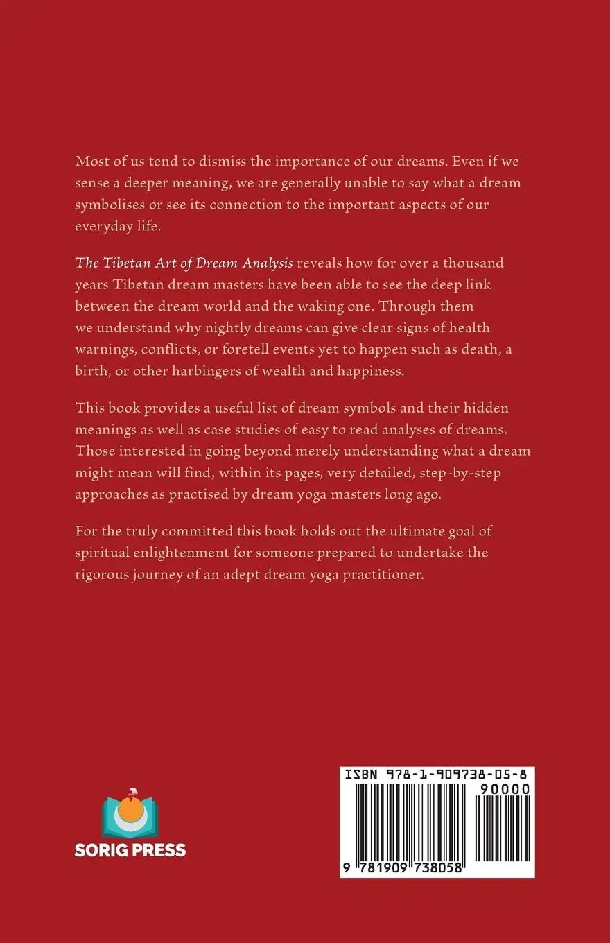 Rückseite: 9781909738058 | The Tibetan Art of Dream Analysis | Nida Chenagtsang (u. a.) | Buch
