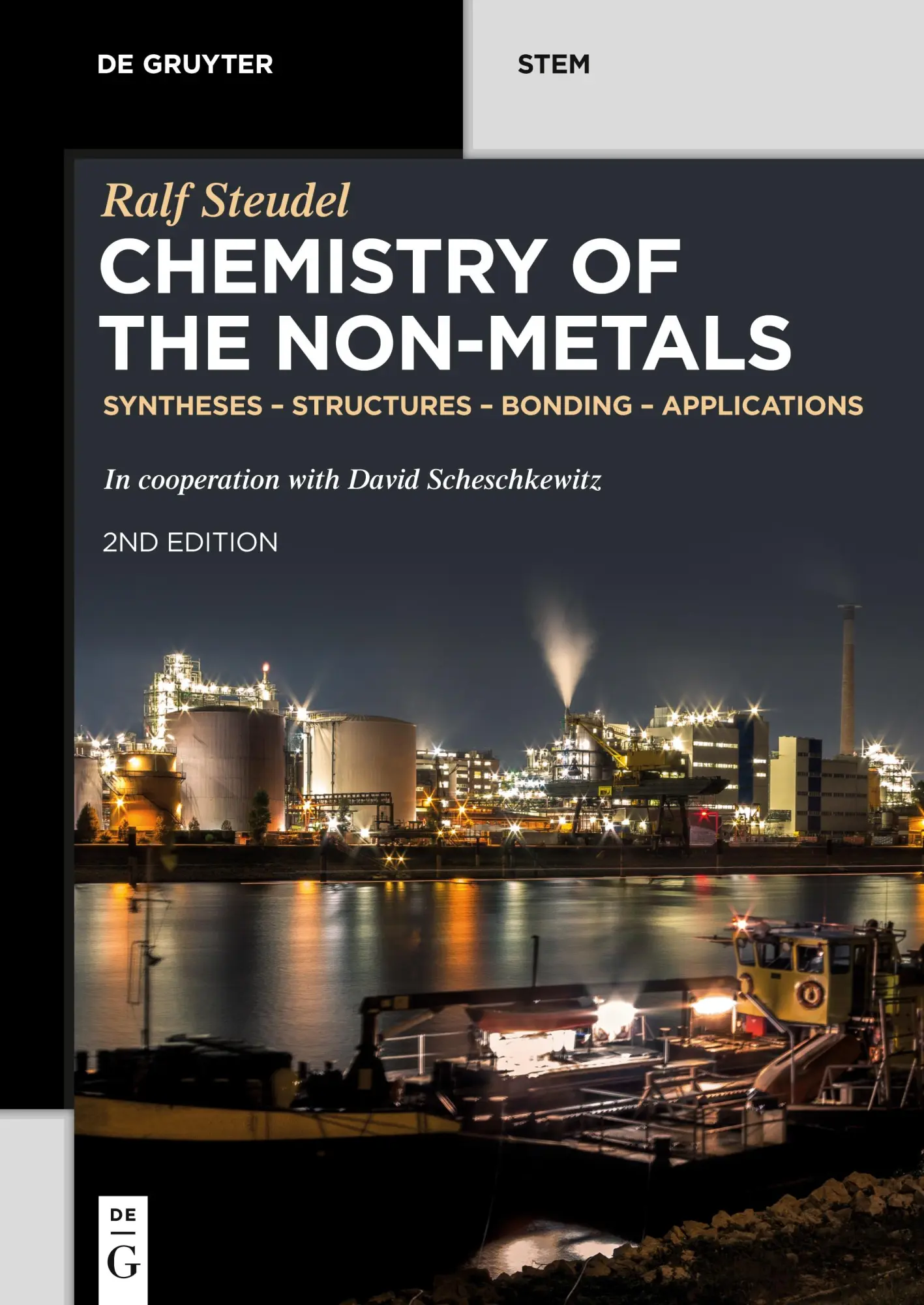 Cover: 9783110578058 | Chemistry of the Non-Metals | Ralf Steudel | Taschenbuch | XVIII
