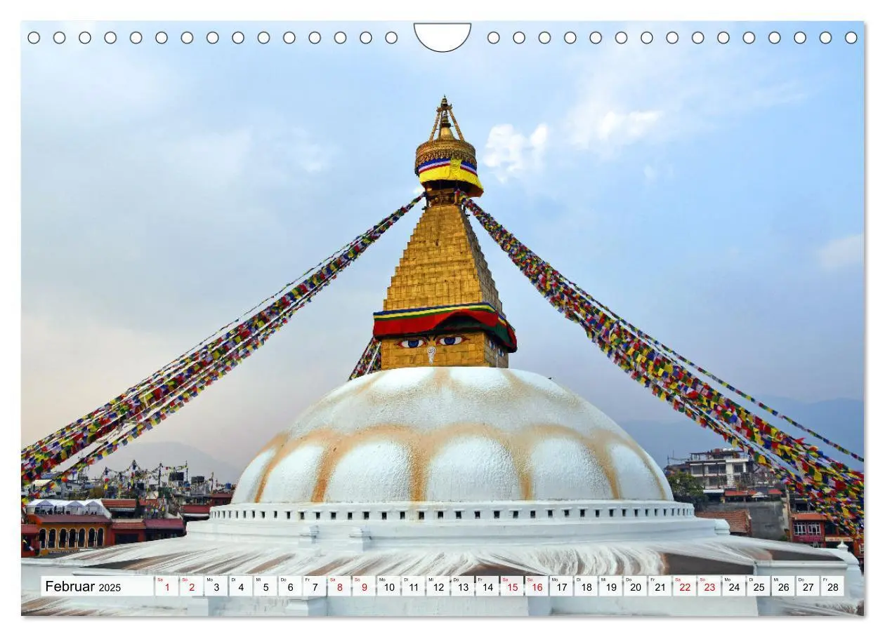 Bild: 9783383828058 | KATHMANDU, Nepals Hauptstadt (Wandkalender 2025 DIN A4 quer),...