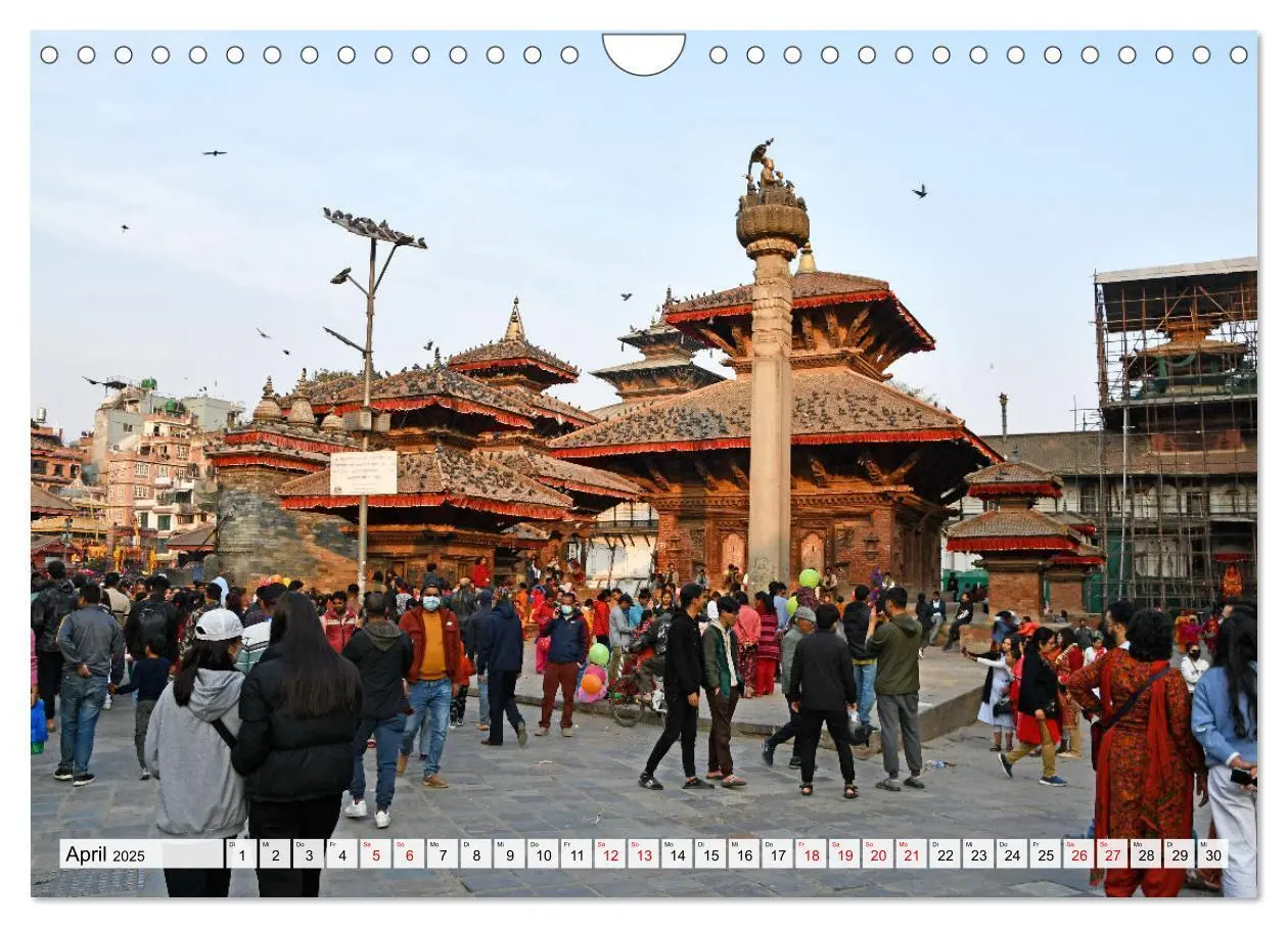 Bild: 9783383828058 | KATHMANDU, Nepals Hauptstadt (Wandkalender 2025 DIN A4 quer),...