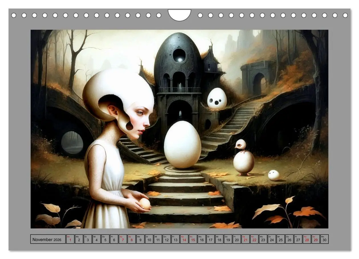 Bild: 9783457318058 | Eigenartiges Ei-Land (Wandkalender 2026 DIN A4 quer), CALVENDO...