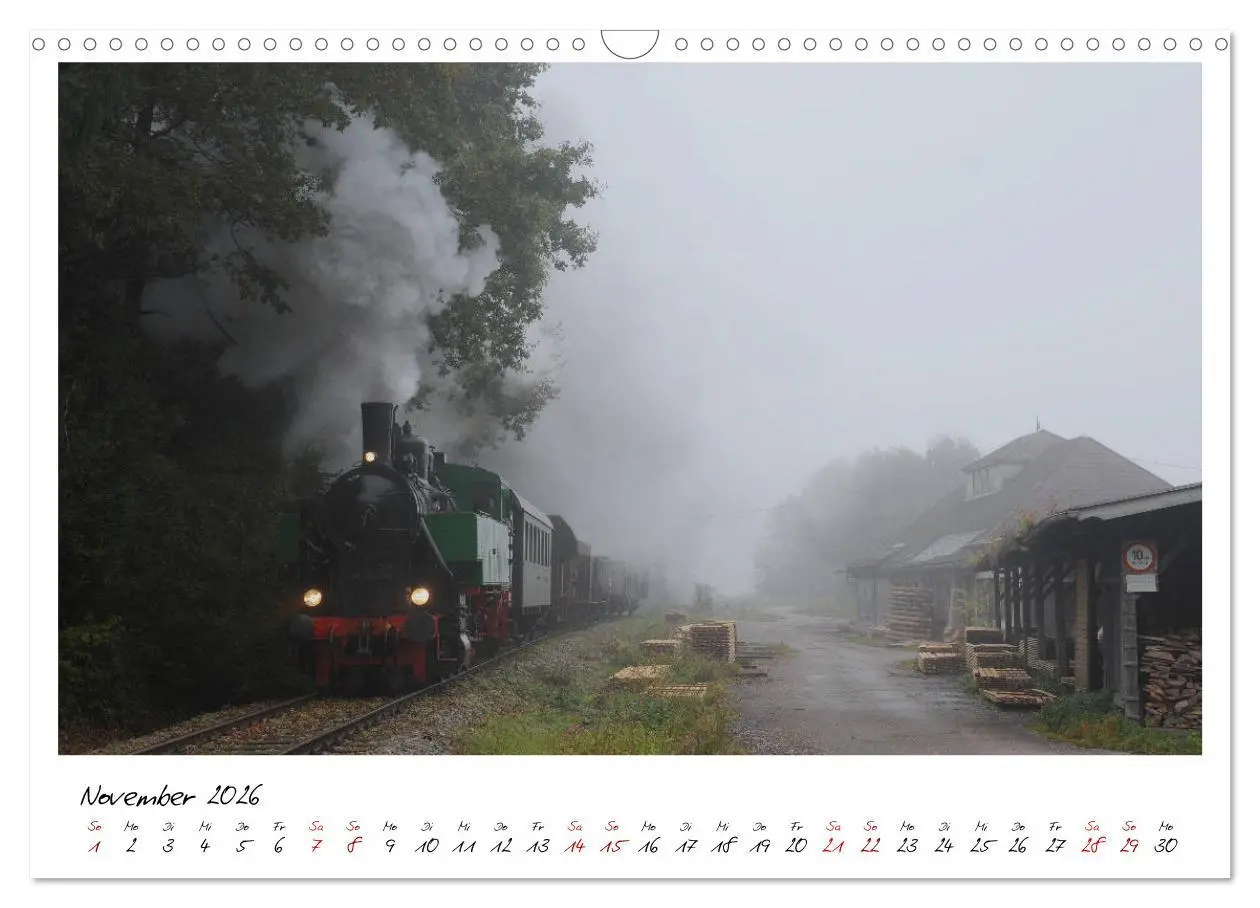 Bild: 9783457938058 | Mit Volldampf durch Österreich (Wandkalender 2026 DIN A3 quer),...