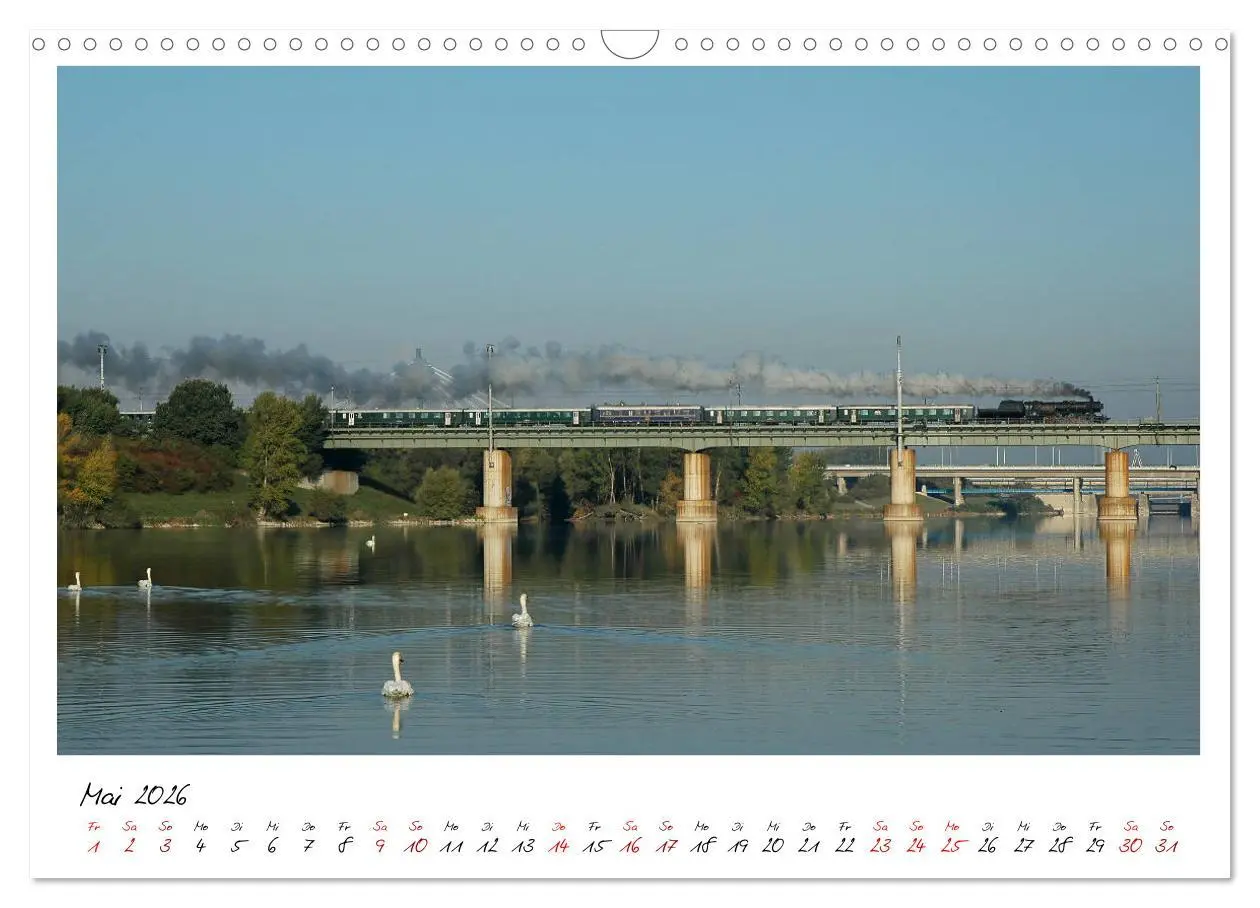 Bild: 9783457938058 | Mit Volldampf durch Österreich (Wandkalender 2026 DIN A3 quer),...