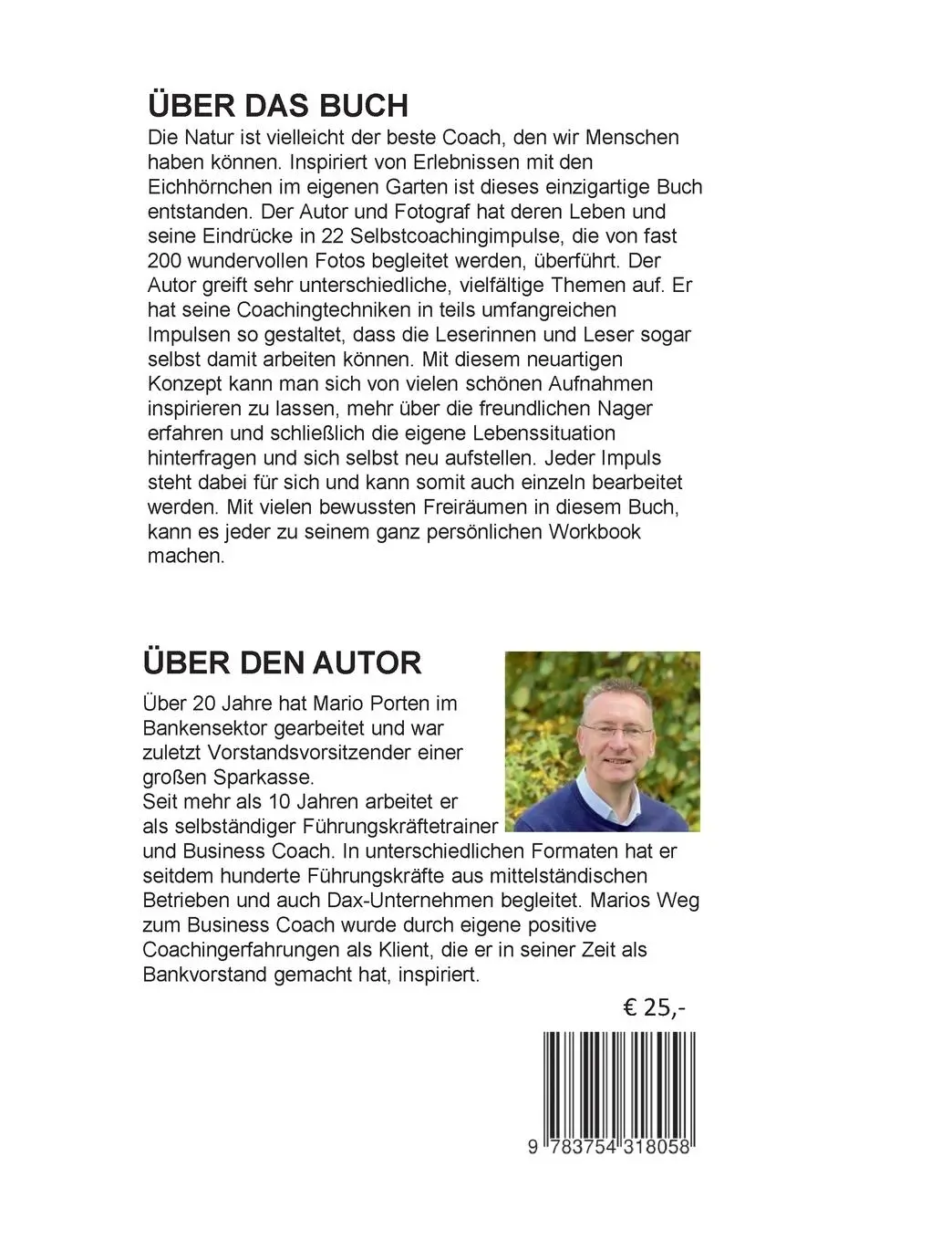 Rückseite: 9783754318058 | Inspiration Eichhörnchen | Ein Leitfaden für Ihr Selbstcoaching | Buch