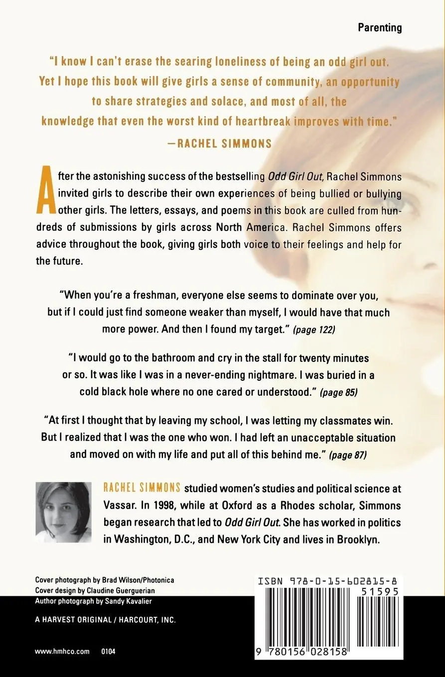 Rückseite: 9780156028158 | Odd Girl Speaks Out | Rachel Simmons | Taschenbuch | Englisch | 2004