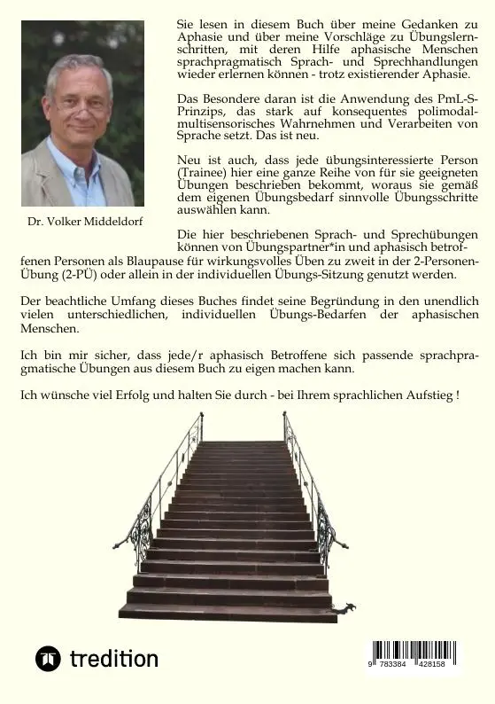 Rückseite: 9783384428158 | Schritte aus dem aphasischen Schweigen | Volker Middeldorf | Buch