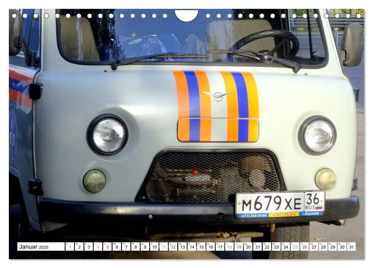 Bild: 9783435218158 | Auto-Legende UAZ-452 - Russlands Brotlaib auf Rädern (Wandkalender...