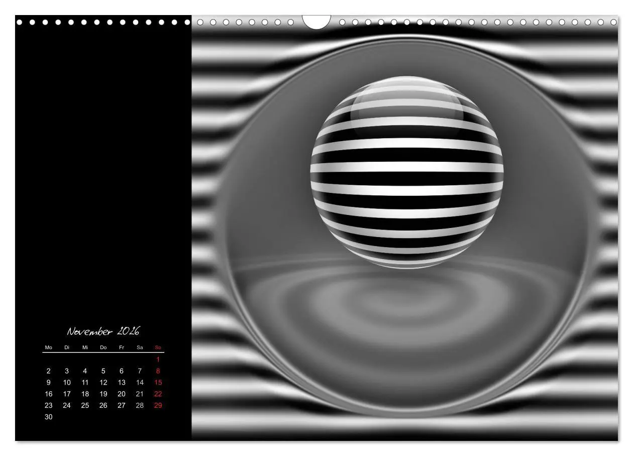 Bild: 9783516188158 | Optische Kunst im Quadrat (Wandkalender 2026 DIN A3 quer), CALVENDO...