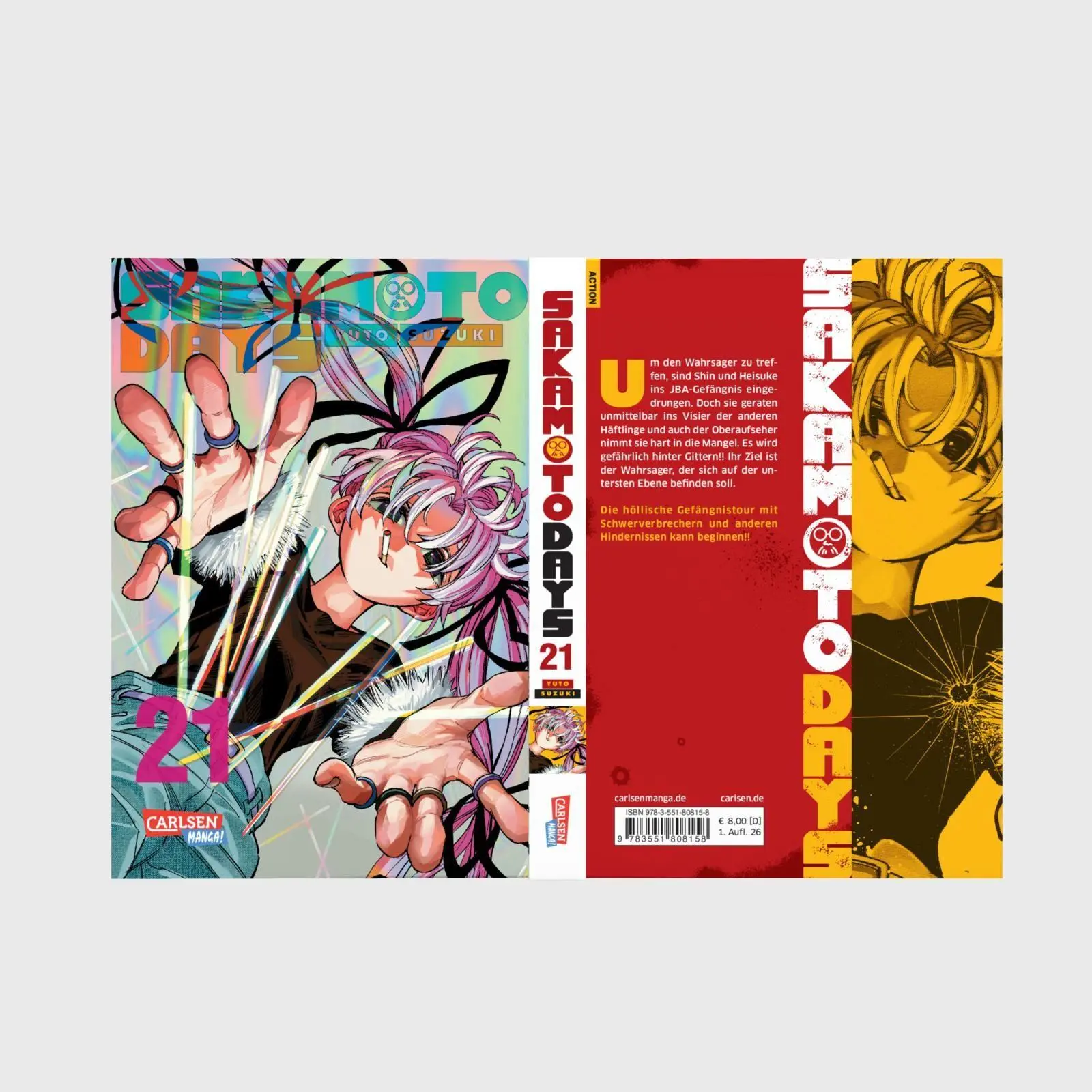 Bild: 9783551808158 | Sakamoto Days 21 | Yuto Suzuki | Taschenbuch | Sakamoto Days | 208 S.