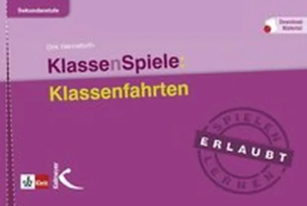 Cover: 9783780048158 | KlassenSpiele: Klassenfahrten, m. 1 Beilage | Mit Download-Material