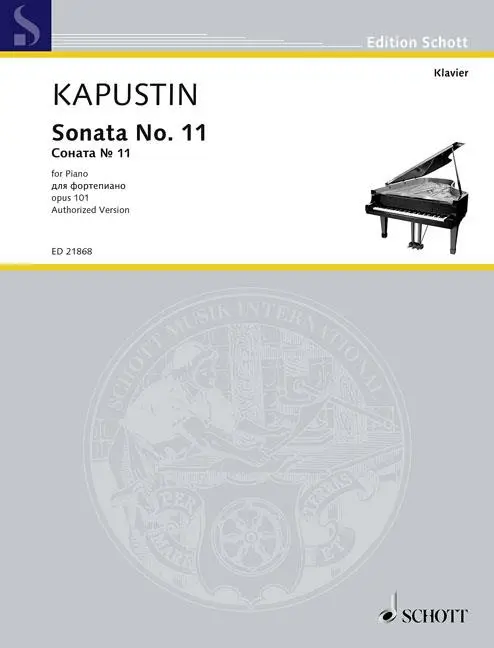Cover: 9790001198158 | Sonata No. 11 op. 101 | Authorized Version | Nikolai Kapustin | Buch