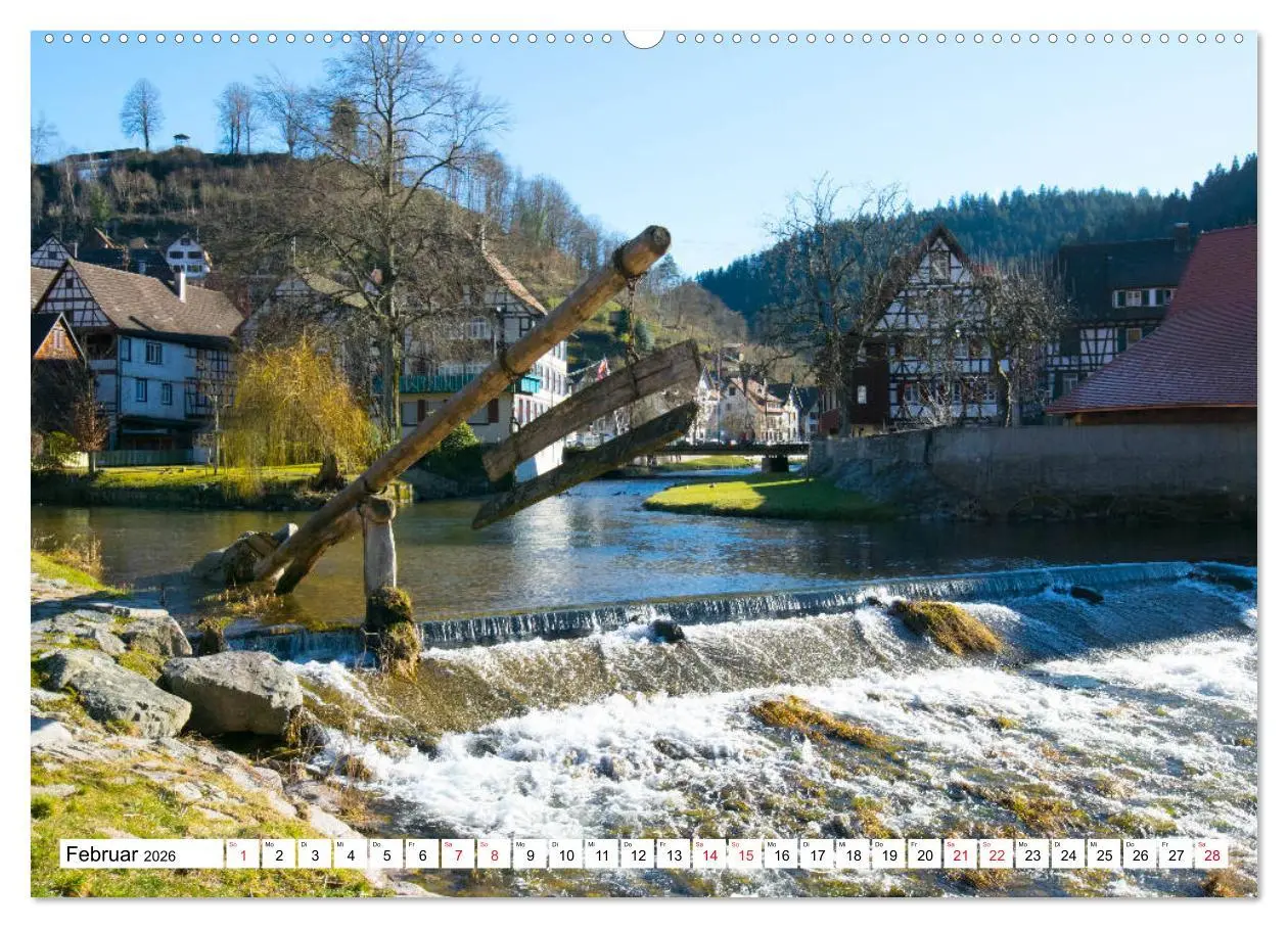 Bild: 9783457778258 | Idyllischer Schwarzwald (Wandkalender 2026 DIN A2 quer), CALVENDO...
