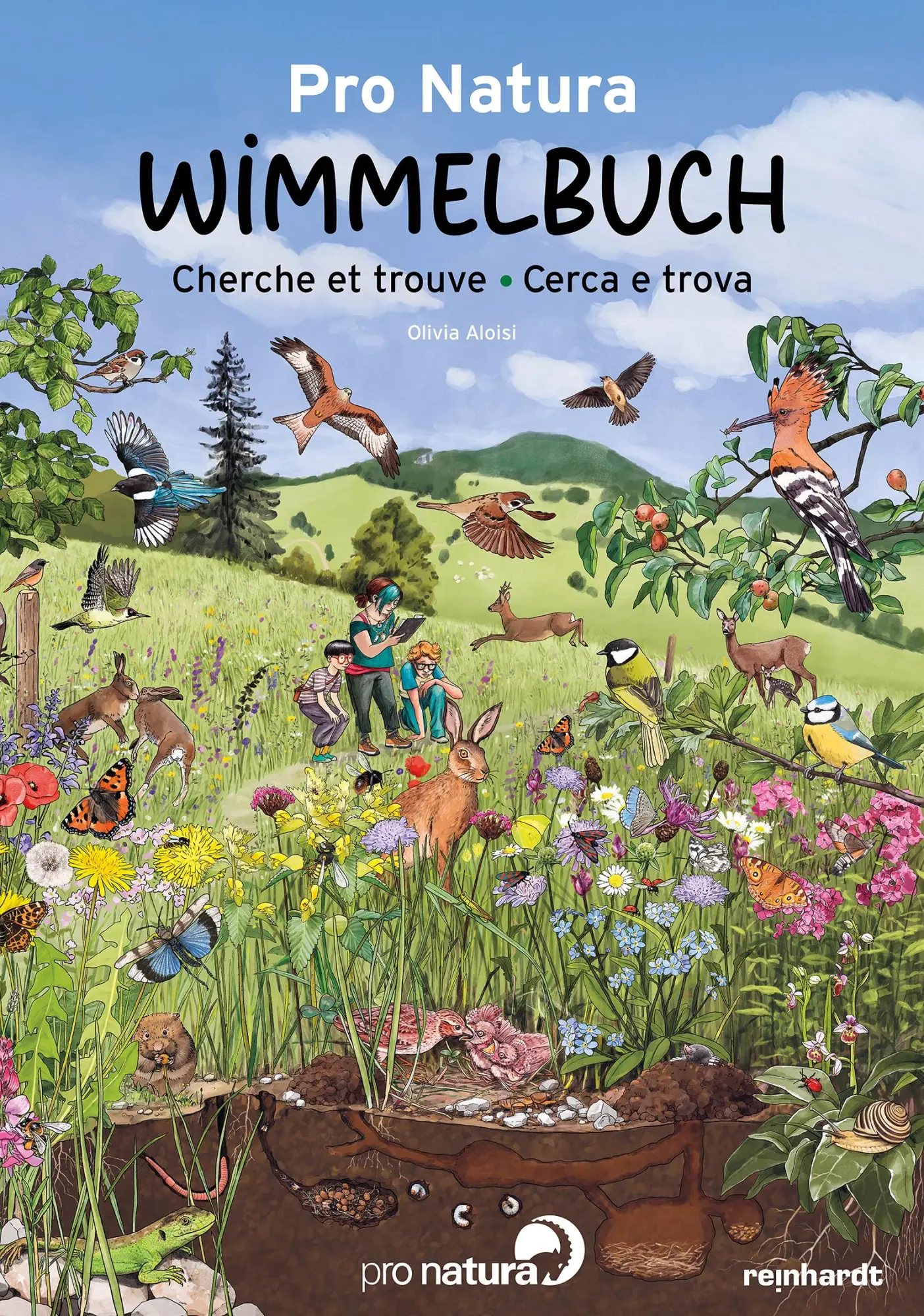 Cover: 9783724528258 | Pro Natura Wimmelbuch | Cherche et trouve - Cerca e trova | Pro Natura