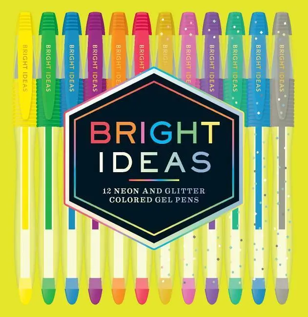 Cover: 9781452158358 | Chronicle Books: Bright Ideas: 12 Neon and Glitter Colored G | Books