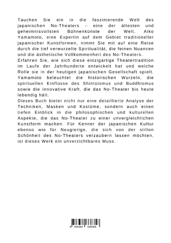 Bild: 9783384338358 | No-Theater: Die Kunst der Stille und Schönheit | Aiko Yamamoto | Buch