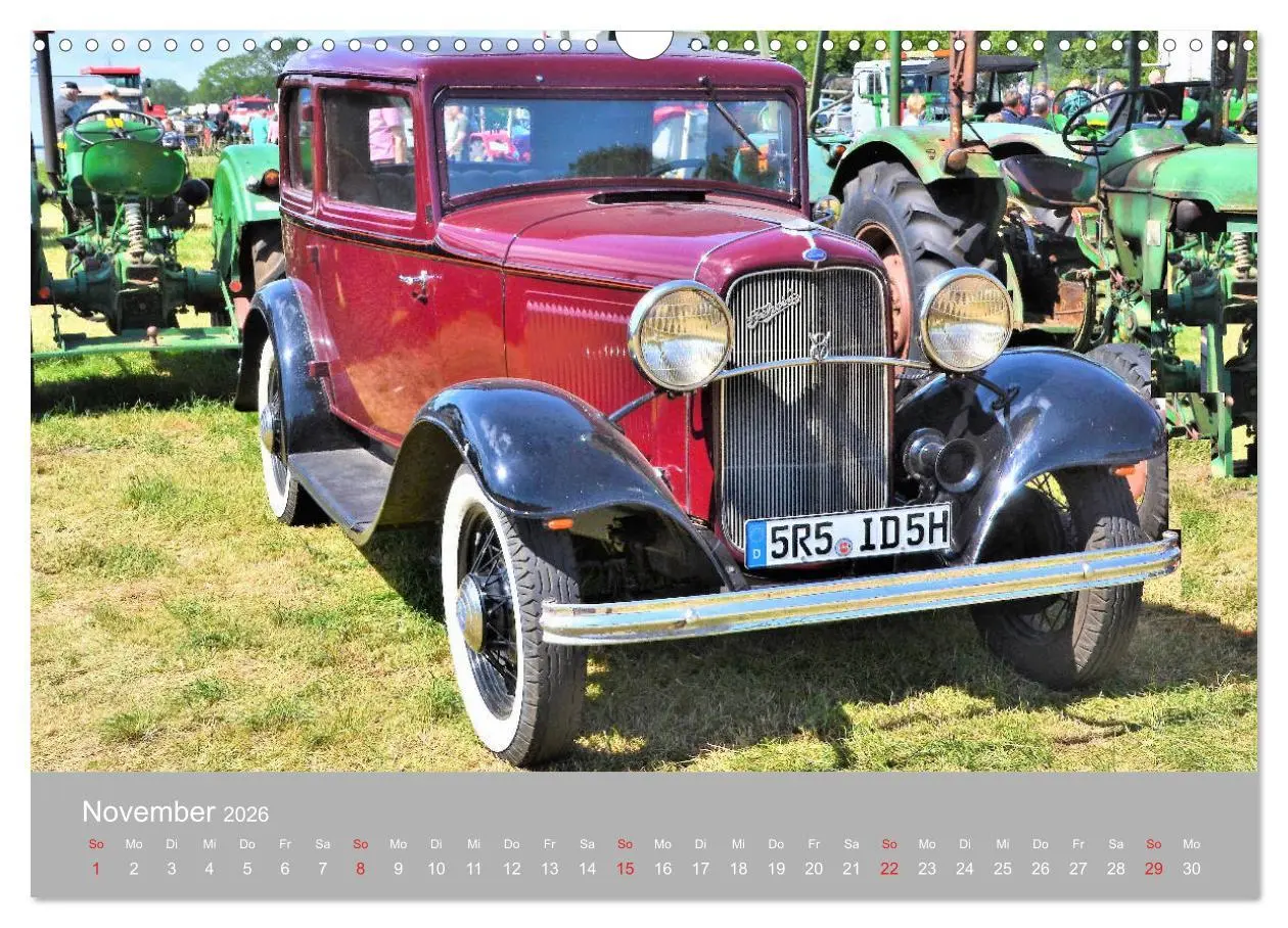 Bild: 9783457698358 | OLDTIMER-Event (Wandkalender 2026 DIN A3 quer), CALVENDO...
