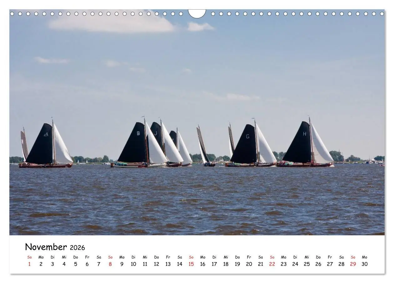 Bild: 9783457838358 | Wassersport Fryslân (Wandkalender 2026 DIN A3 quer), CALVENDO...