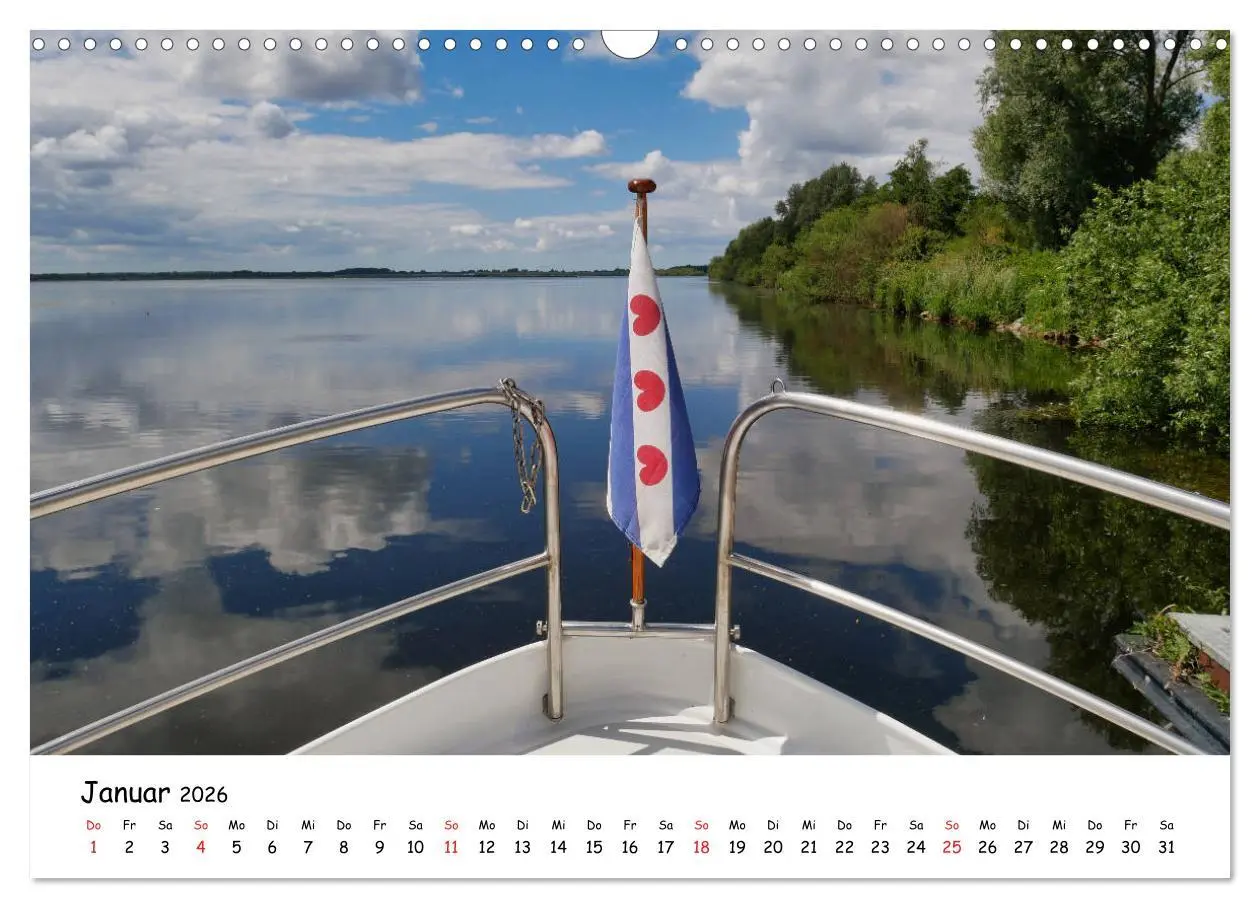 Bild: 9783457838358 | Wassersport Fryslân (Wandkalender 2026 DIN A3 quer), CALVENDO...