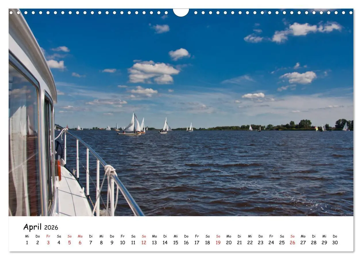 Bild: 9783457838358 | Wassersport Fryslân (Wandkalender 2026 DIN A3 quer), CALVENDO...