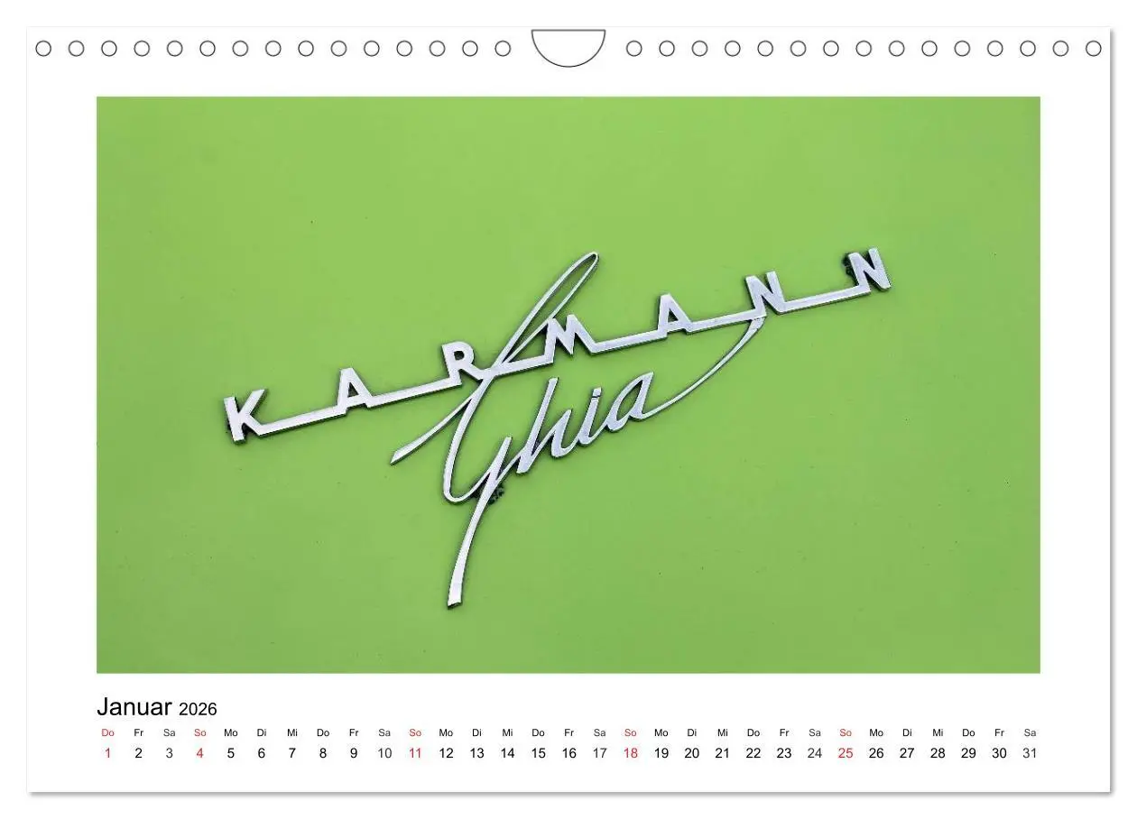 Bild: 9783516168358 | Eine Legende lebt, der Karmann-Ghia (Wandkalender 2026 DIN A4...