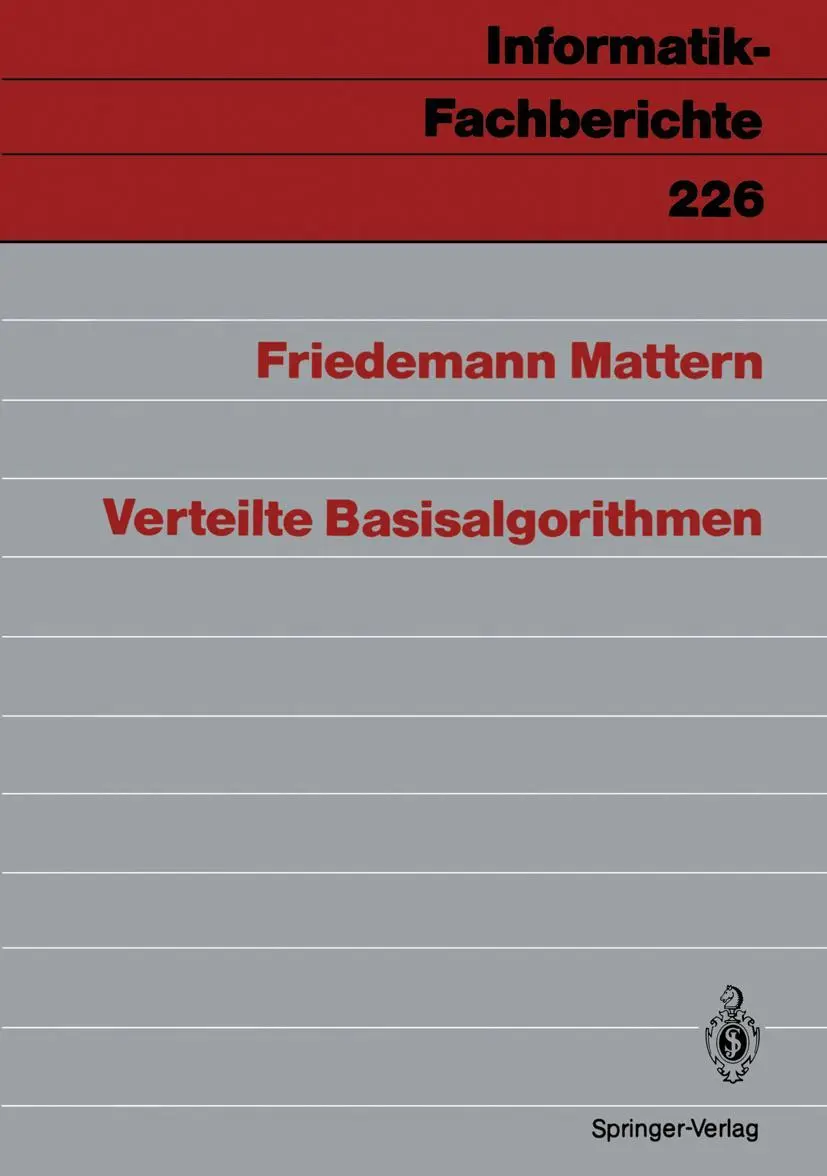 Cover: 9783540518358 | Verteilte Basisalgorithmen | Friedemann Mattern | Taschenbuch | ix