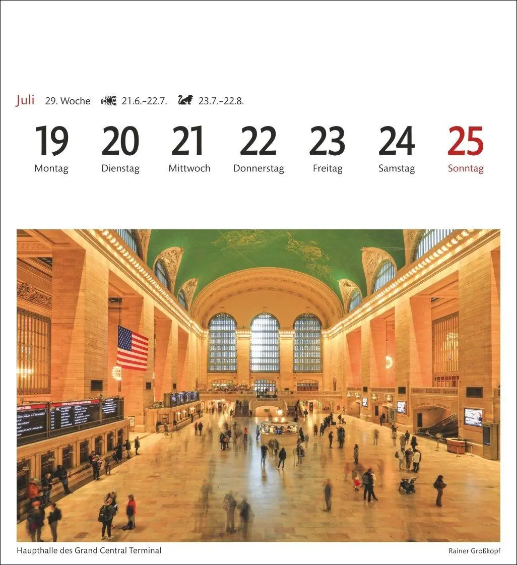 Bild: 9783840038358 | New York Sehnsuchtskalender 2027 - Wochenkalender mit 53 Postkarten