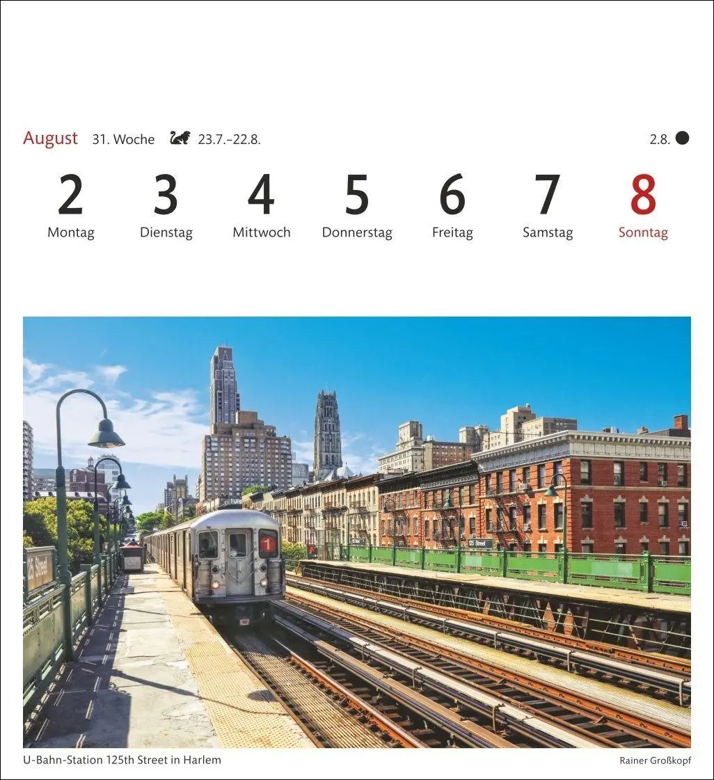 Bild: 9783840038358 | New York Sehnsuchtskalender 2027 - Wochenkalender mit 53 Postkarten