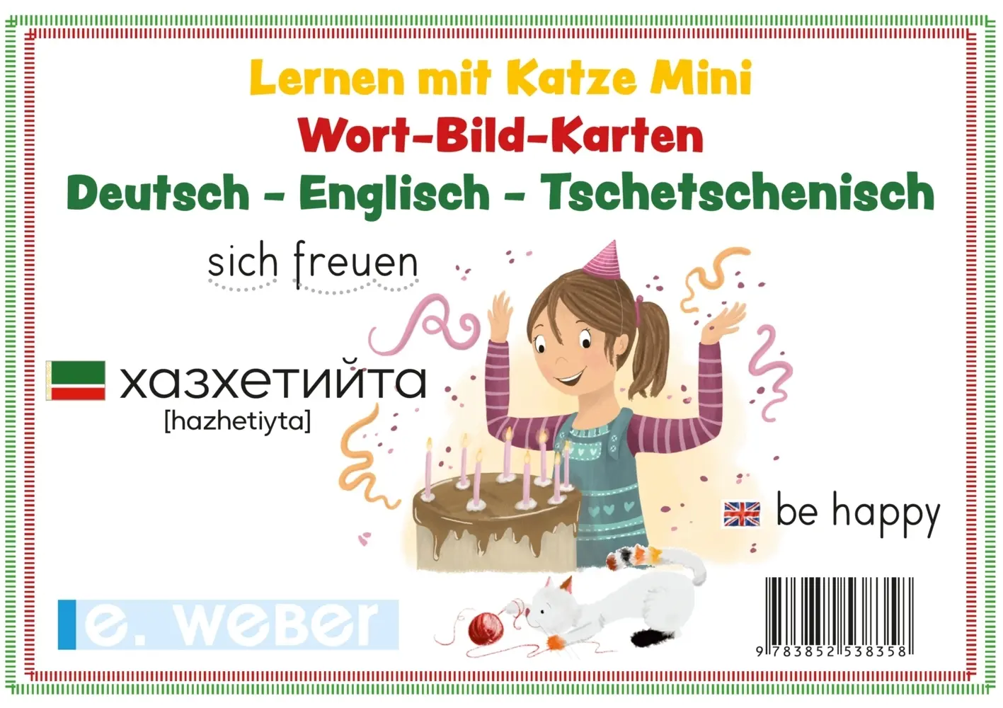 Cover: 9783852538358 | Grundwortschatz DAZ Wort-Bild-Karten Deutsch-Englisch-Tschetschenisch