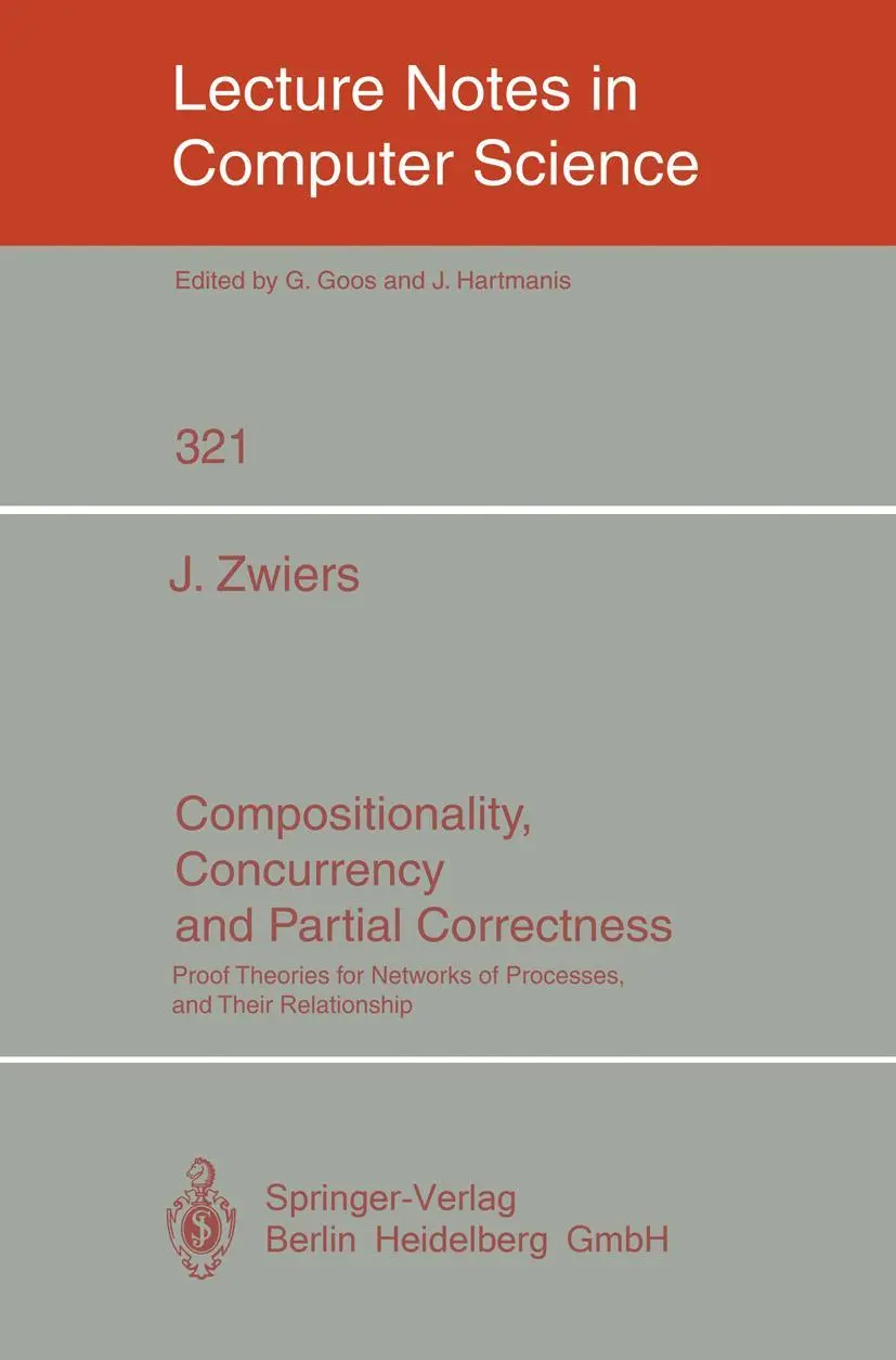 Cover: 9783540508458 | Compositionality, Concurrency, and Partial Correctness | Job Zwiers
