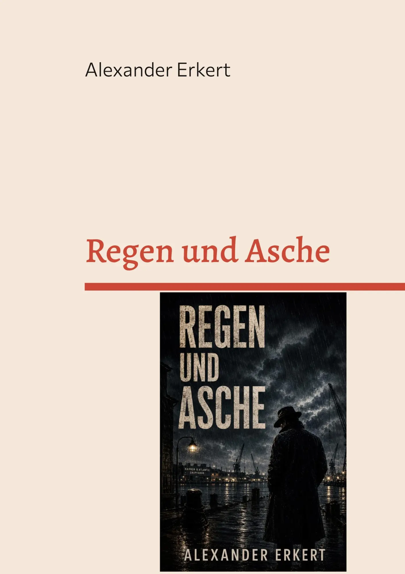 Cover: 9783769398458 | Regen und Asche | Alexander Erkert | Taschenbuch | Harlan-Identität