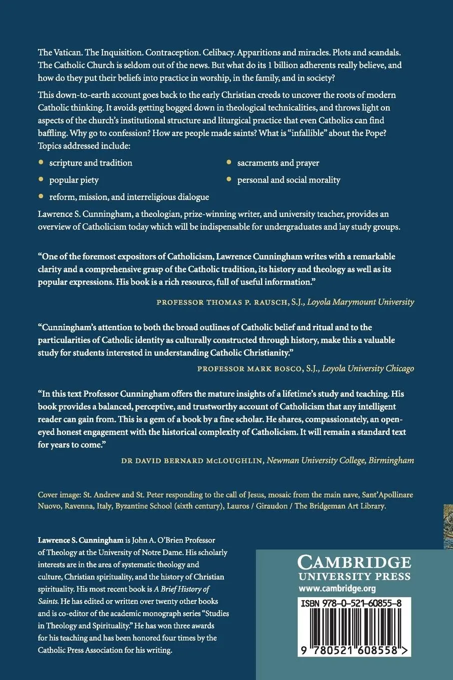Rückseite: 9780521608558 | An Introduction to Catholicism | Lawrence S. Cunningham | Taschenbuch
