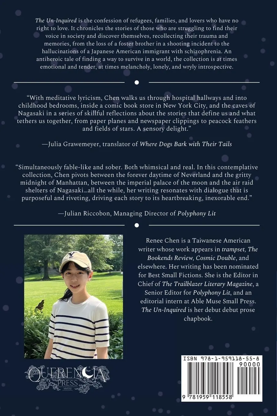 Rückseite: 9781959118558 | The Un-Inquired | Renee Chen | Taschenbuch | Englisch | 2024