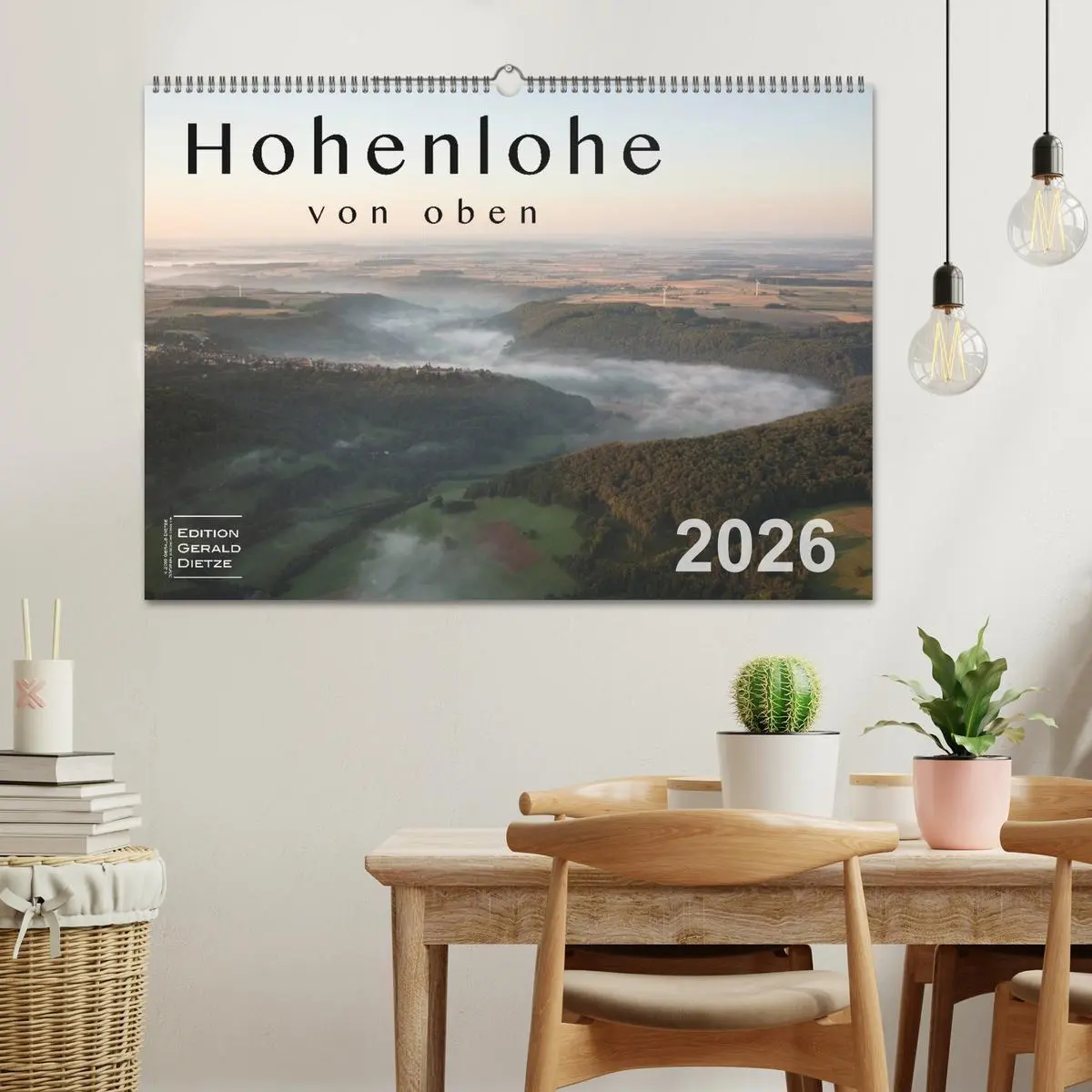 Bild: 9783516078558 | Hohenlohe von oben (Wandkalender 2026 DIN A2 quer), CALVENDO...