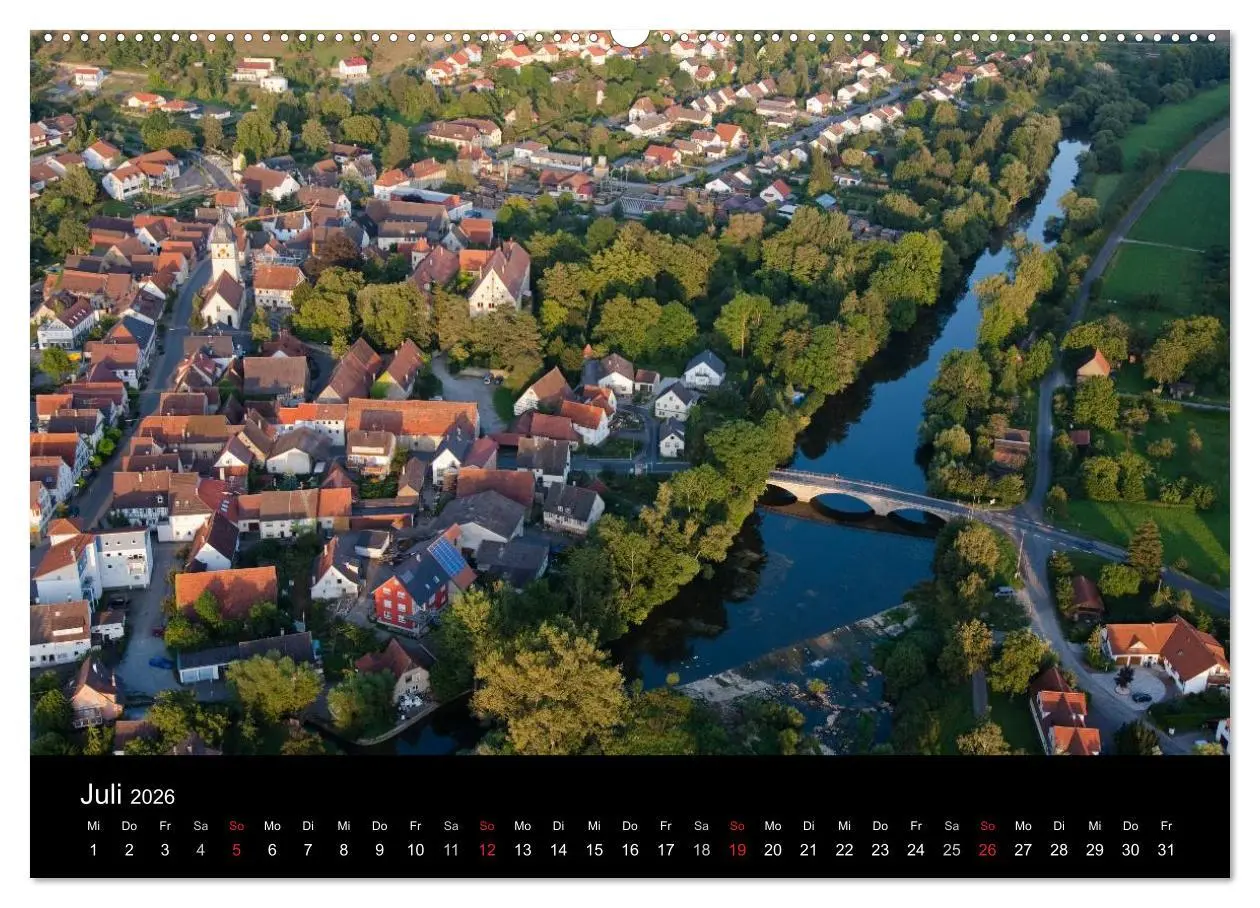 Bild: 9783516078558 | Hohenlohe von oben (Wandkalender 2026 DIN A2 quer), CALVENDO...