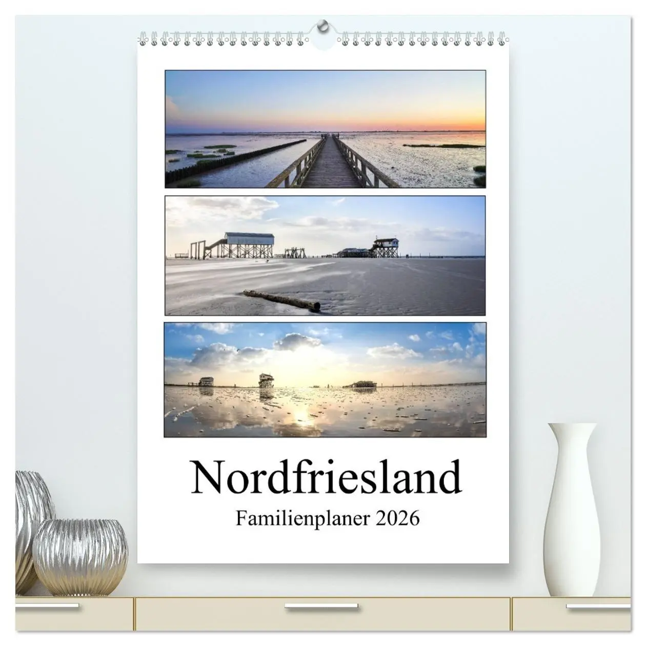 Cover: 9783516388558 | Nordfriesland - Familienplaner (hochwertiger Premium Wandkalender...