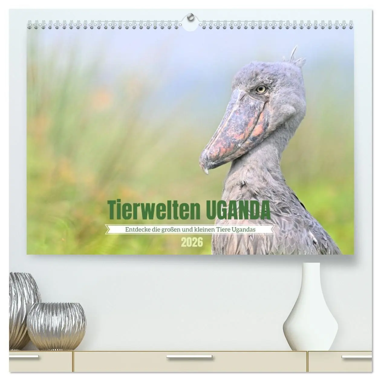 Cover: 9783516698558 | Tierwelten UGANDA (hochwertiger Premium Wandkalender 2026 DIN A2...