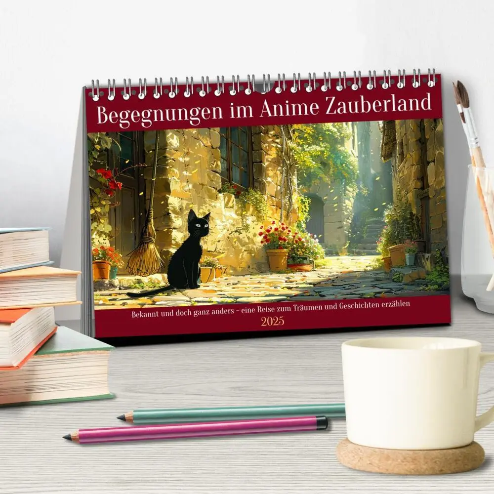 Bild: 9783383798658 | Begegnungen im Anime Zauberland (Tischkalender 2025 DIN A5 quer),...