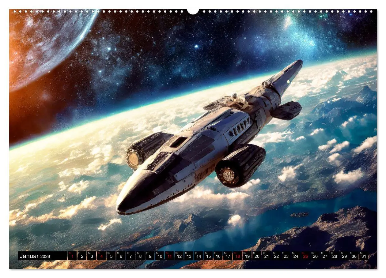 Bild: 9783457428658 | Mobilität im All (Wandkalender 2026 DIN A2 quer), CALVENDO...