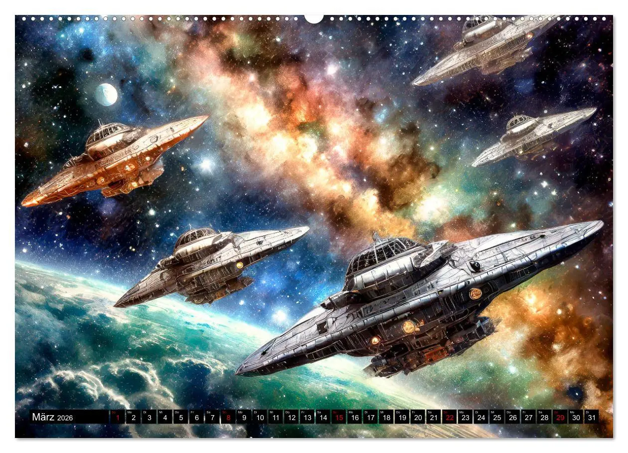 Bild: 9783457428658 | Mobilität im All (Wandkalender 2026 DIN A2 quer), CALVENDO...