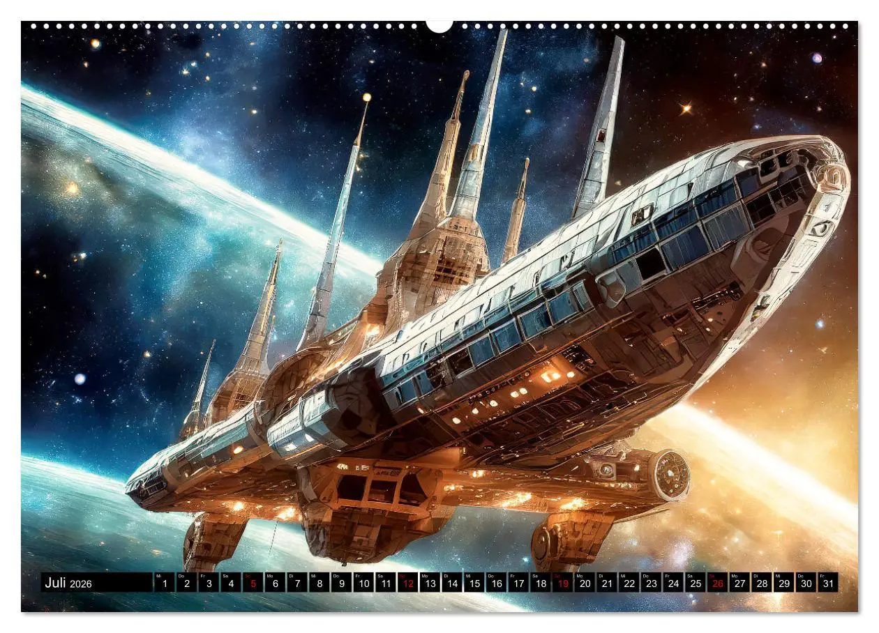 Bild: 9783457428658 | Mobilität im All (Wandkalender 2026 DIN A2 quer), CALVENDO...