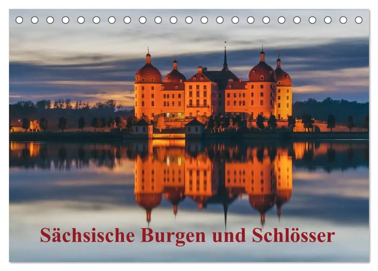 Cover: 9783516208658 | Sächsische Burgen und Schlösser (Tischkalender 2026 DIN A5 quer),...