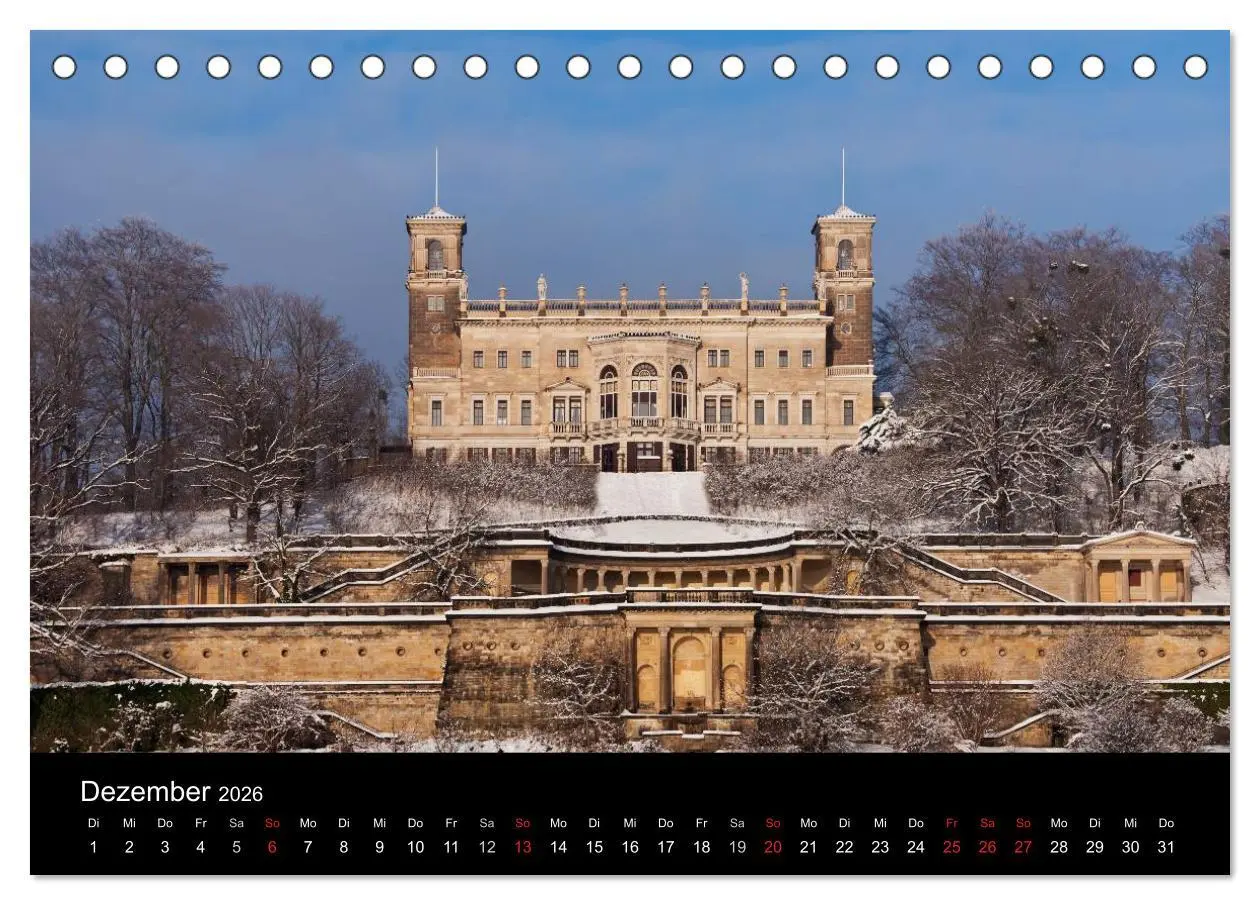 Bild: 9783516208658 | Sächsische Burgen und Schlösser (Tischkalender 2026 DIN A5 quer),...
