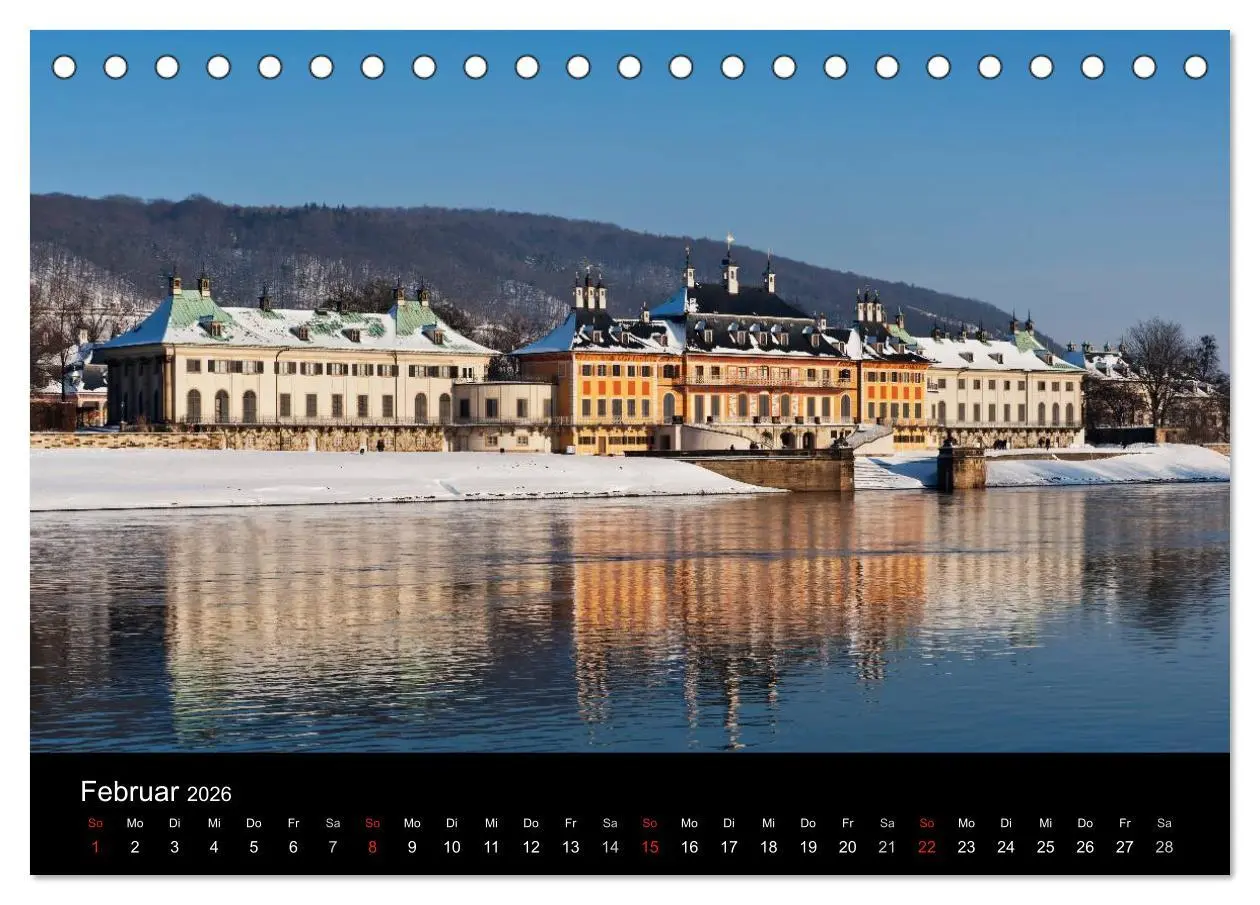 Bild: 9783516208658 | Sächsische Burgen und Schlösser (Tischkalender 2026 DIN A5 quer),...