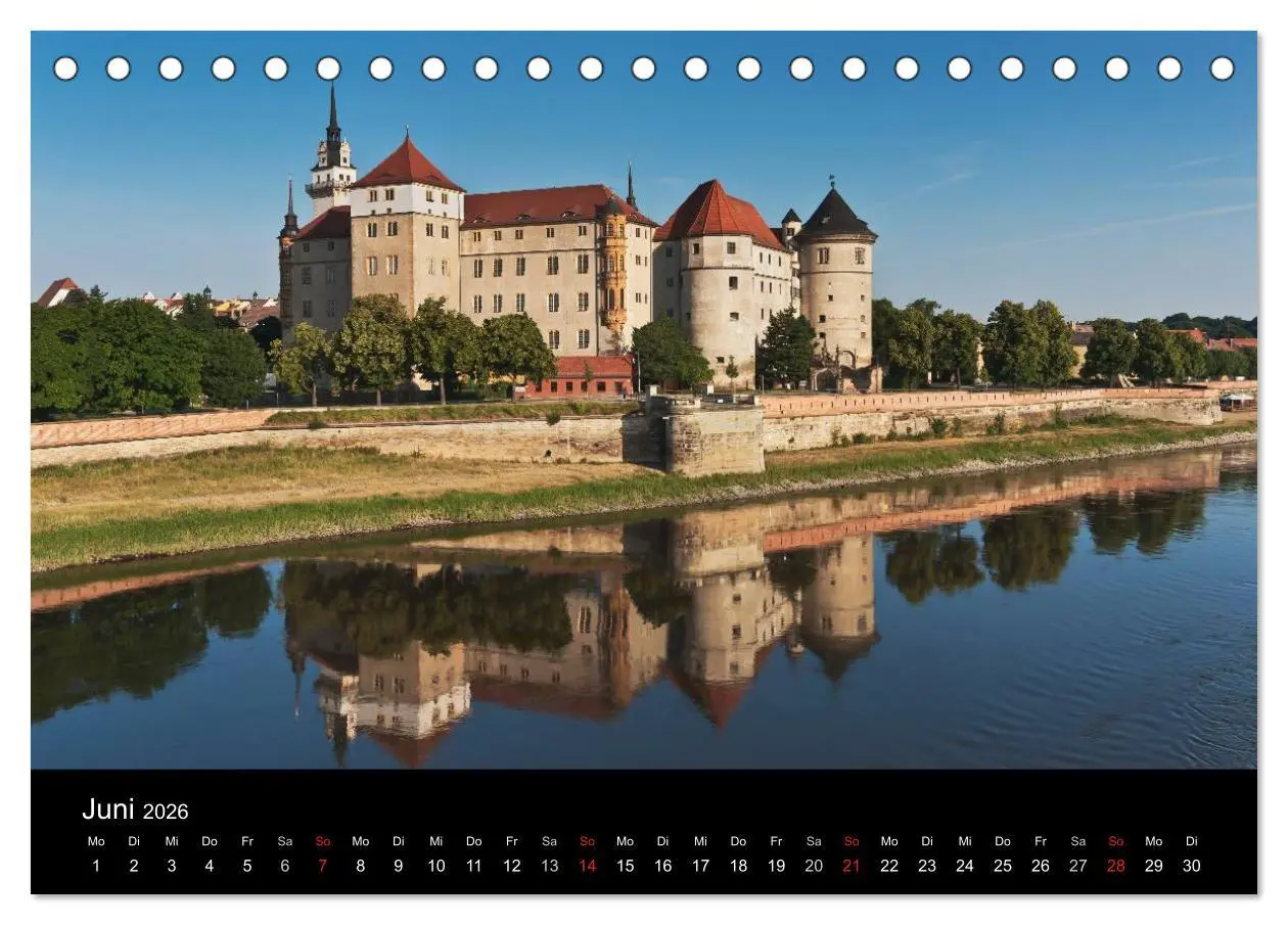 Bild: 9783516208658 | Sächsische Burgen und Schlösser (Tischkalender 2026 DIN A5 quer),...