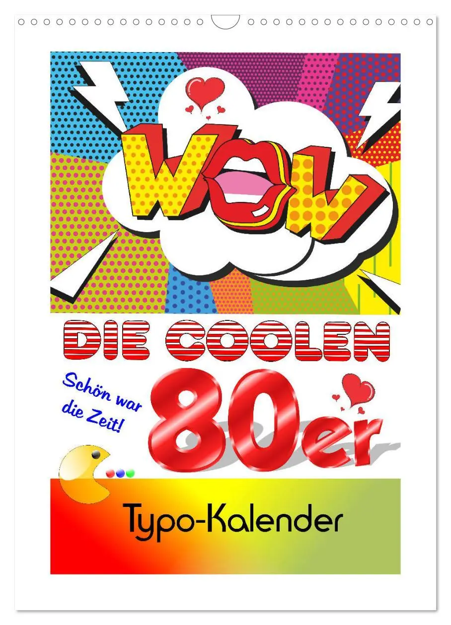 Cover: 9783516378658 | Die coolen 80er. Schön war die Zeit! (Wandkalender 2026 DIN A3...