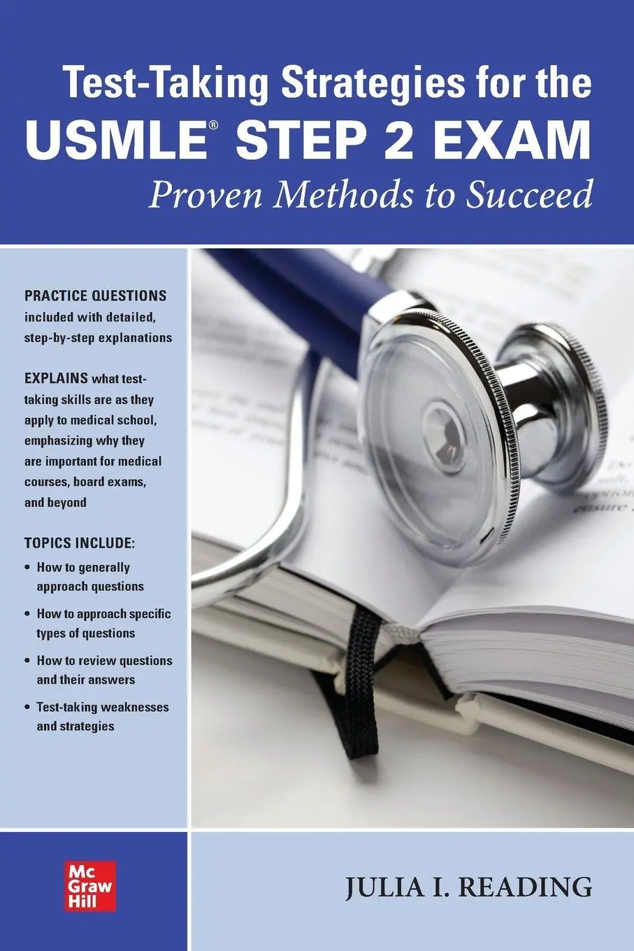 Cover: 9781264258758 | Test-Taking Strategies for the USMLE STEP 2 Exam | Julia I. Reading