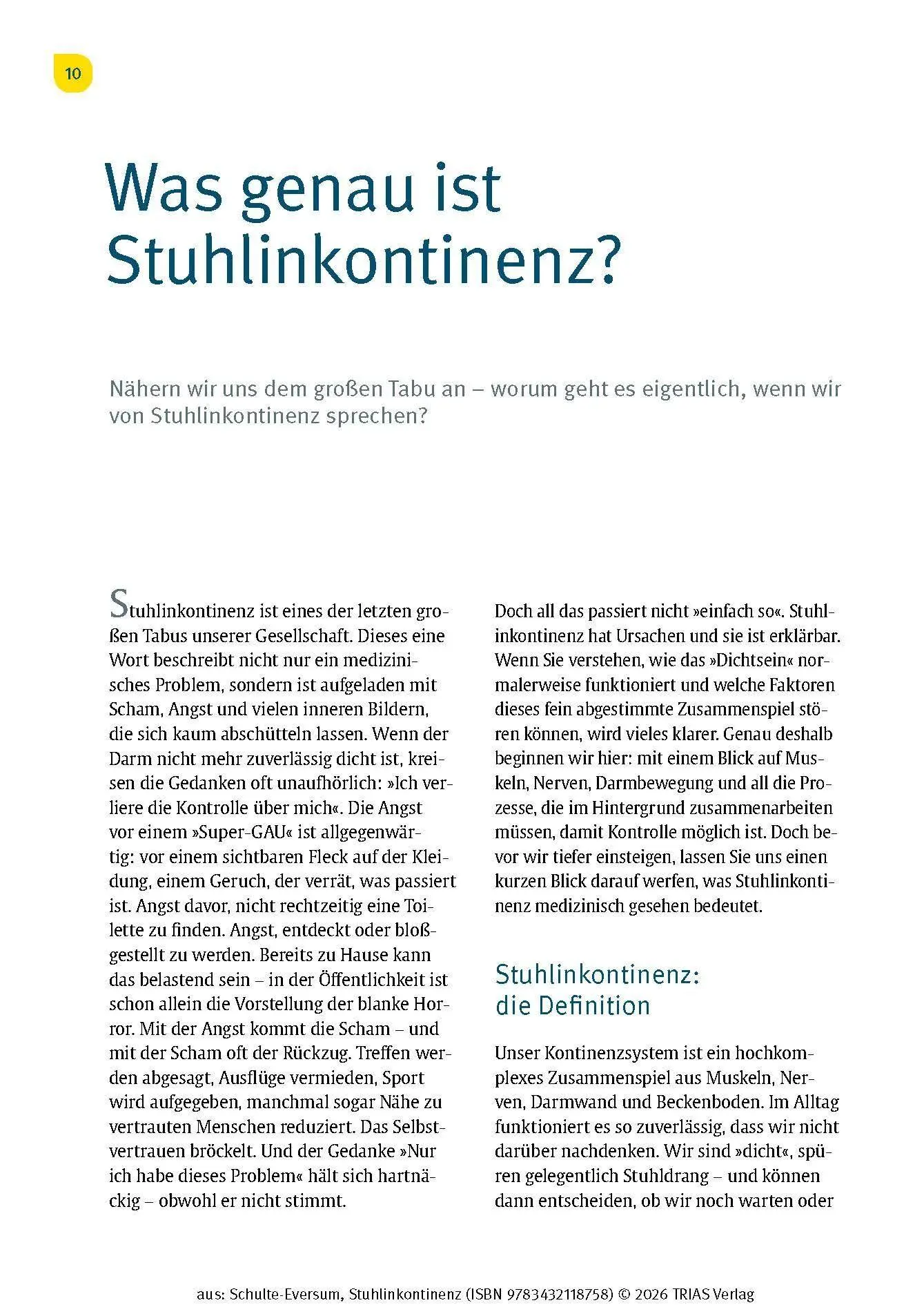 Bild: 9783432118758 | Stuhlinkontinenz | Caterina Schulte-Eversum | Taschenbuch | 144 S.