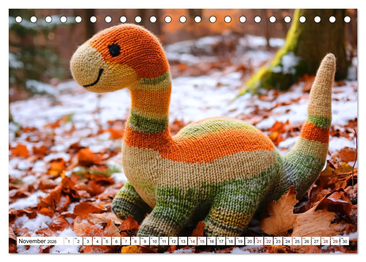Bild: 9783457348758 | Strick-Safari - Gestrickte Tiere zum Verlieben (Tischkalender 2026...