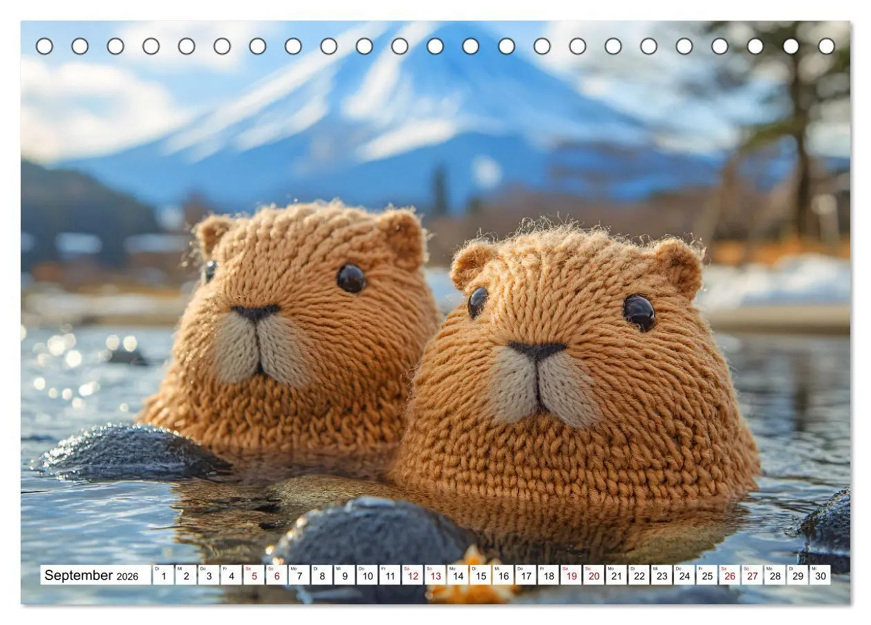 Bild: 9783457348758 | Strick-Safari - Gestrickte Tiere zum Verlieben (Tischkalender 2026...